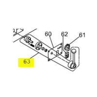 Рычаг в сборе для миксера планетарного Fimar IP30/40 F CO0612