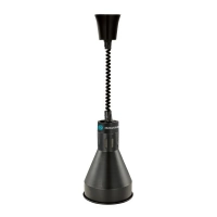 Лампа инфракрасная Hurakan HKN-DL825 черный