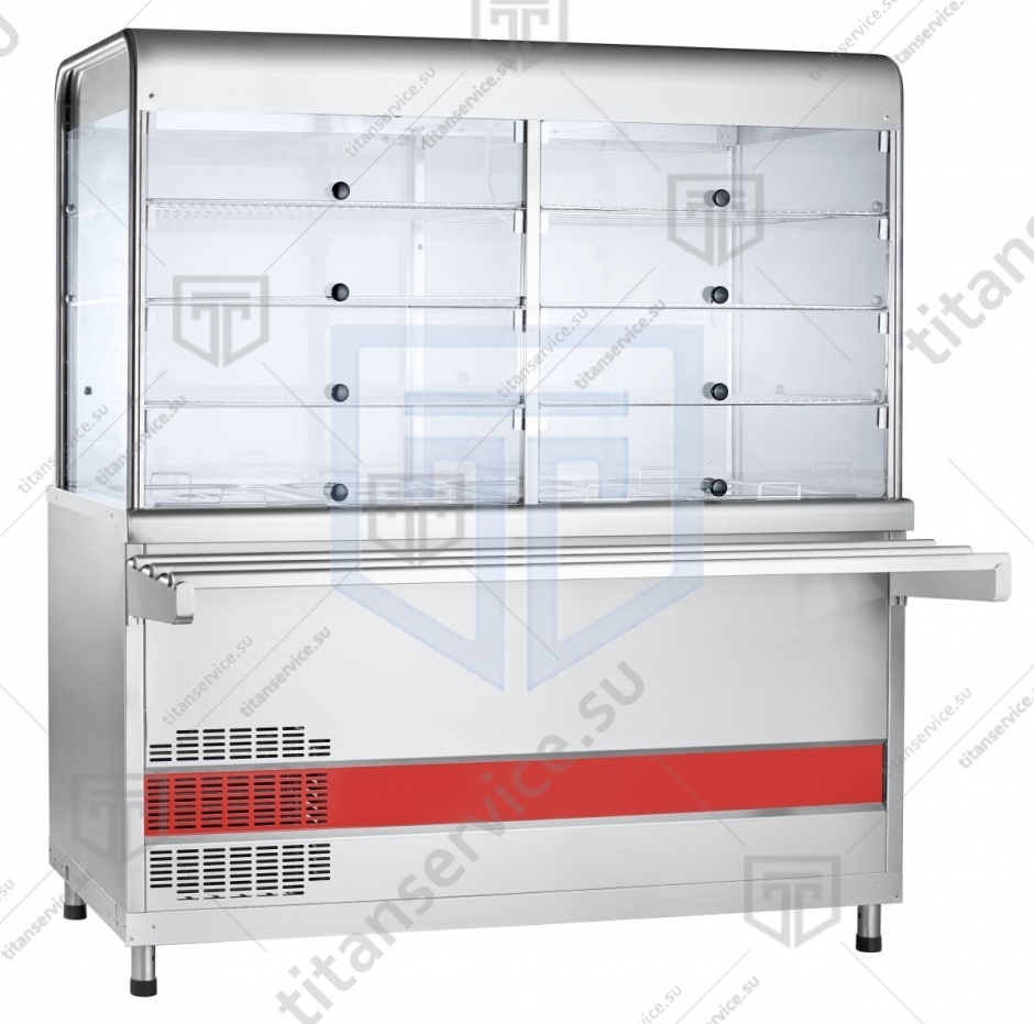 Прилавок-витрина холодильный Abat ПВВ(Н)-70КМ-С-03-НШ - фото №2