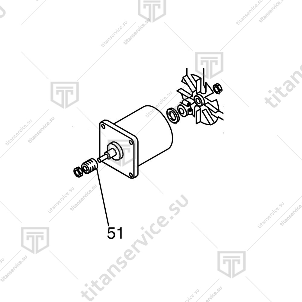 Шкив для миксера планетарного Fimar IP/30F/40F CO0609 - фото №1