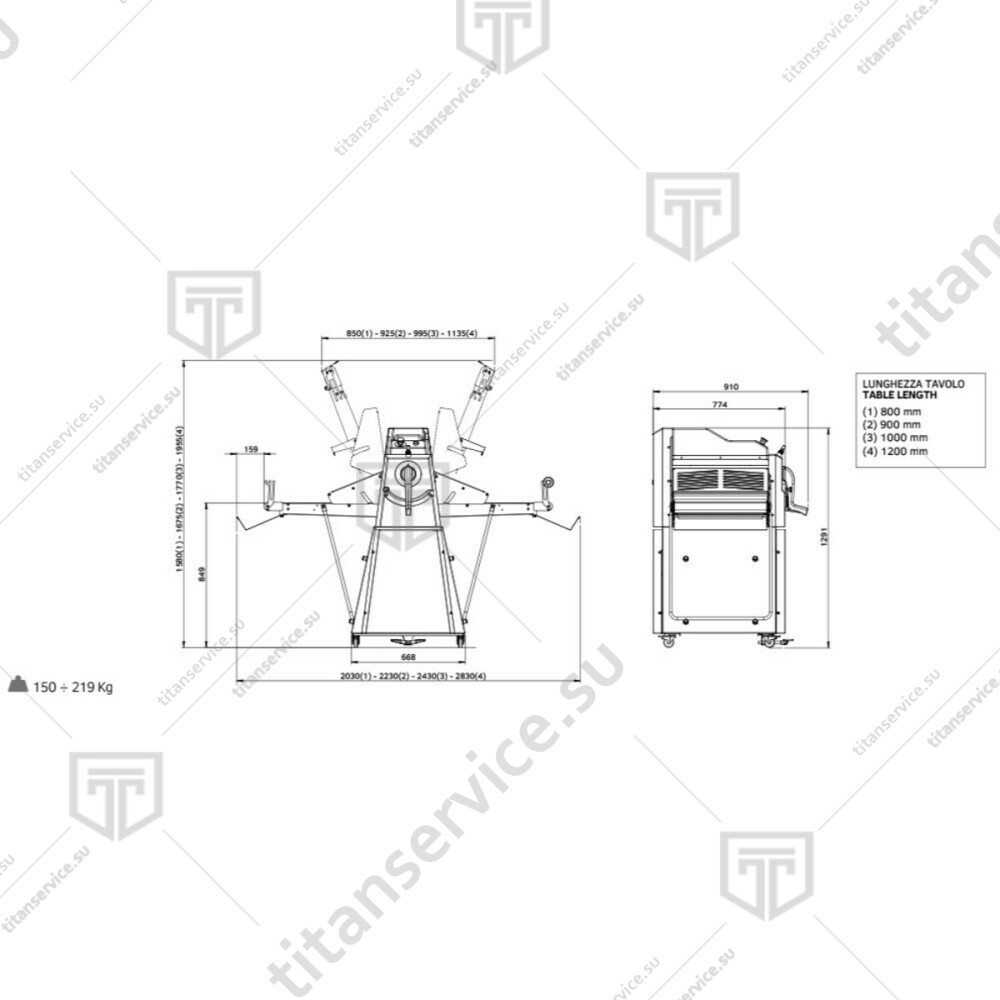 Тестораскатка ROLLMATIC R55/12 - фото №2