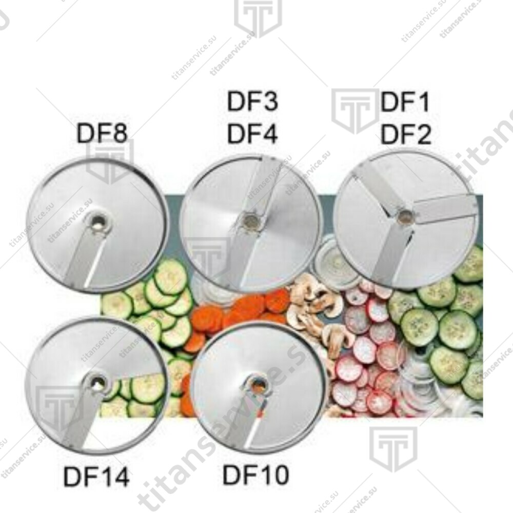 Диск нарезной для овощерезки SIRMAN TM DF4 4ММ - фото №2