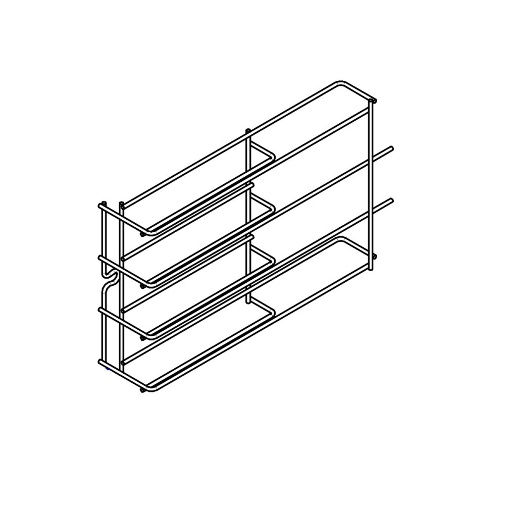 Комплект направляющих левый для конвекционной печи Apach Cook Line AD46D 50GRITR002