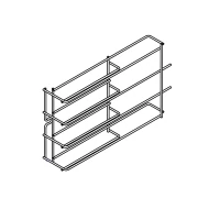 Комплект направляющих левый для конвекционной печи Apach Cook Line AD46D 50GRITR002