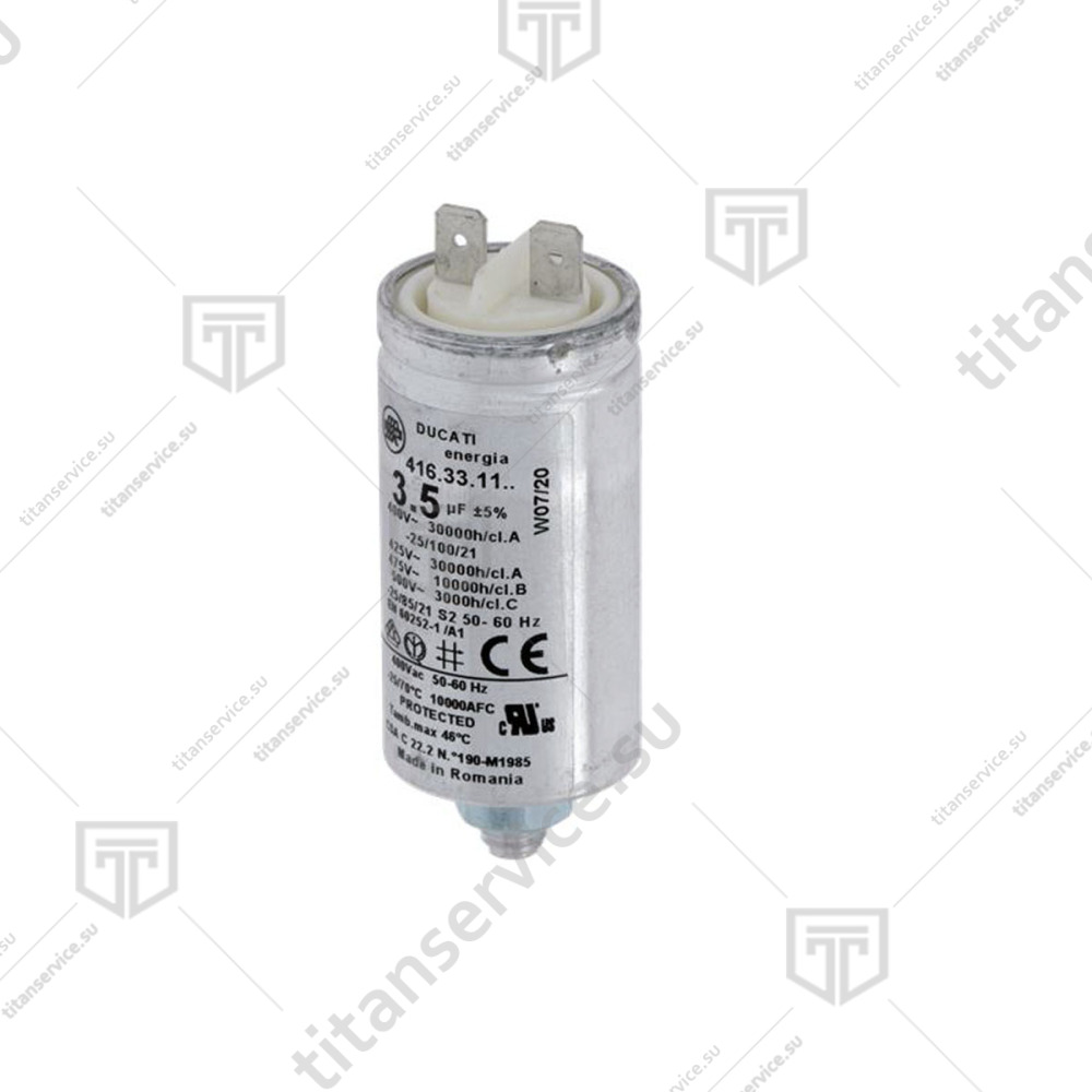 Конденсатор 3.5мкф для печи конвекционной Unox XFT 110 KCN1010A - фото №1