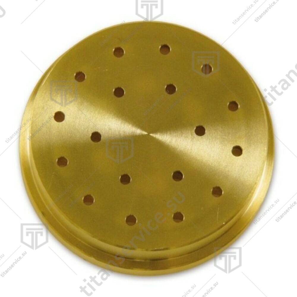 Форма №13 биголи 3 мм для аппарата приготовления пасты SIRMAN SINFONIA 2 - фото №1