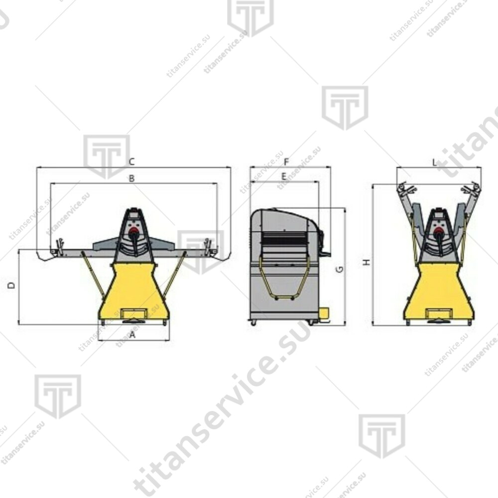 Тестораскатка FLAMIC SF500VDX850 - фото №5