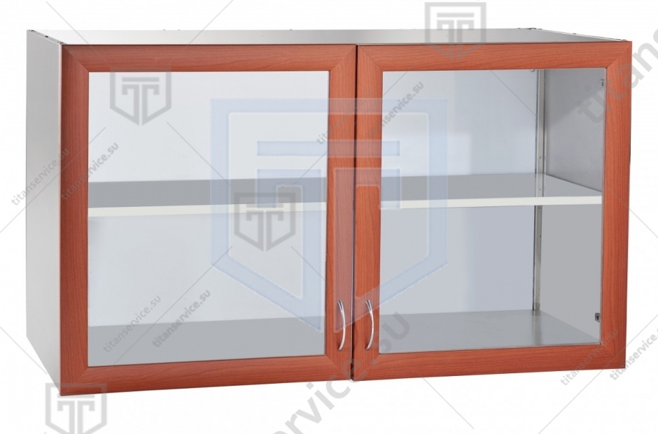 Полка ПНР-3Д (1200 мм.) нерж., двери из МДФ - фото №1