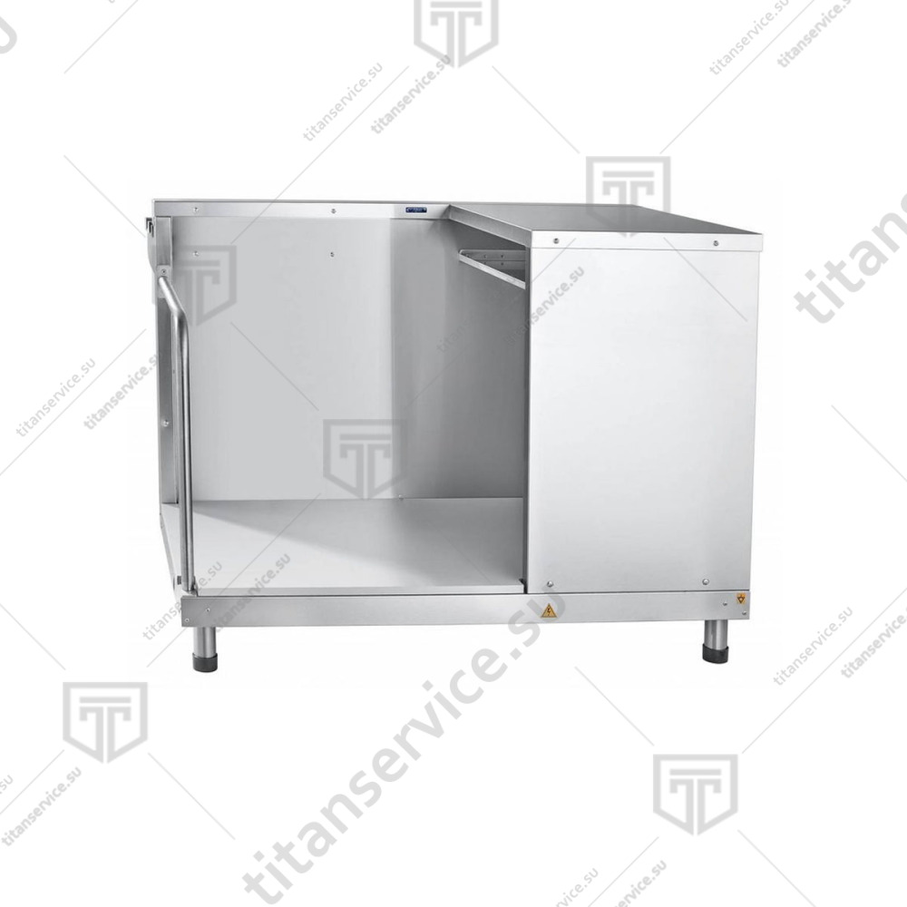 Прилавок кассовый универсальный Abat КК-70КМ нержавеющая сталь - фото №2