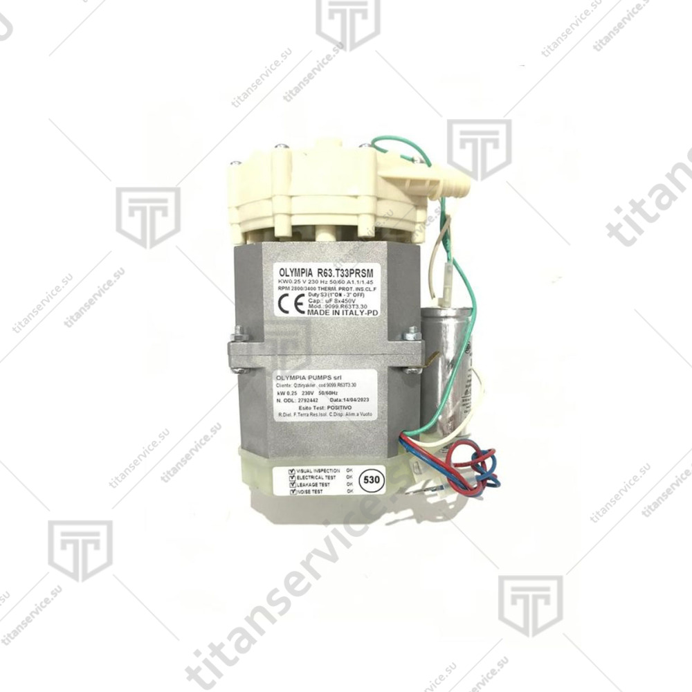 Помпа моющая для посудомоечной машины Tatra TW.H50+DR+DD TOUCH 9099.R63T3.30 - фото №2