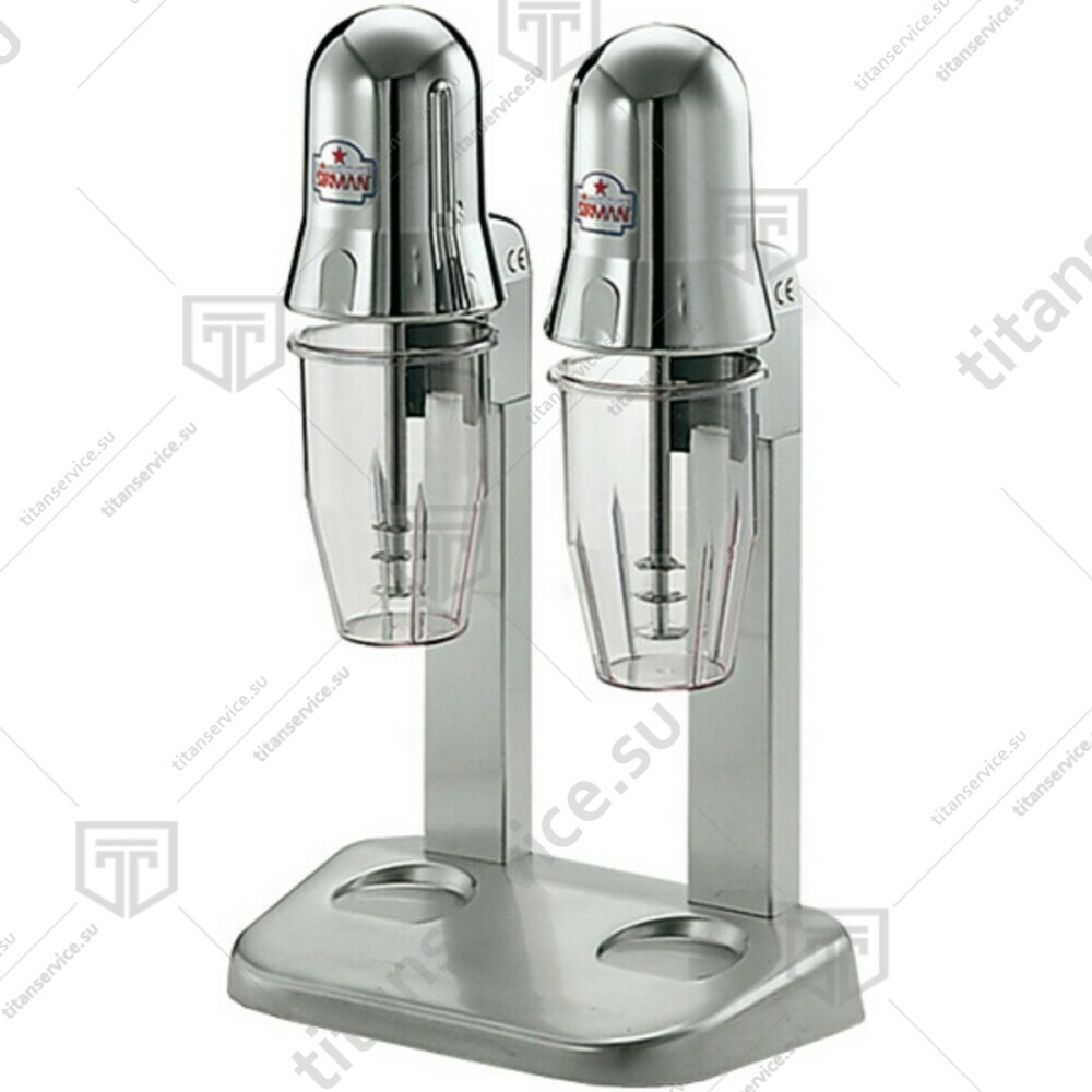 Миксер для молочных коктейлей SIRMAN SIRIO 2VV пластиковый стакан - фото №2