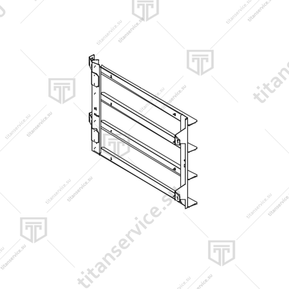 Направляющая противней 600x400мм для печи конвекционной Unox XBC 405 GRL1206B0 - фото №1