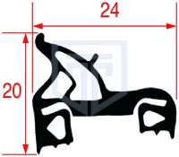 Уплотнение 730х665 мм. ELECTROLUX 004227