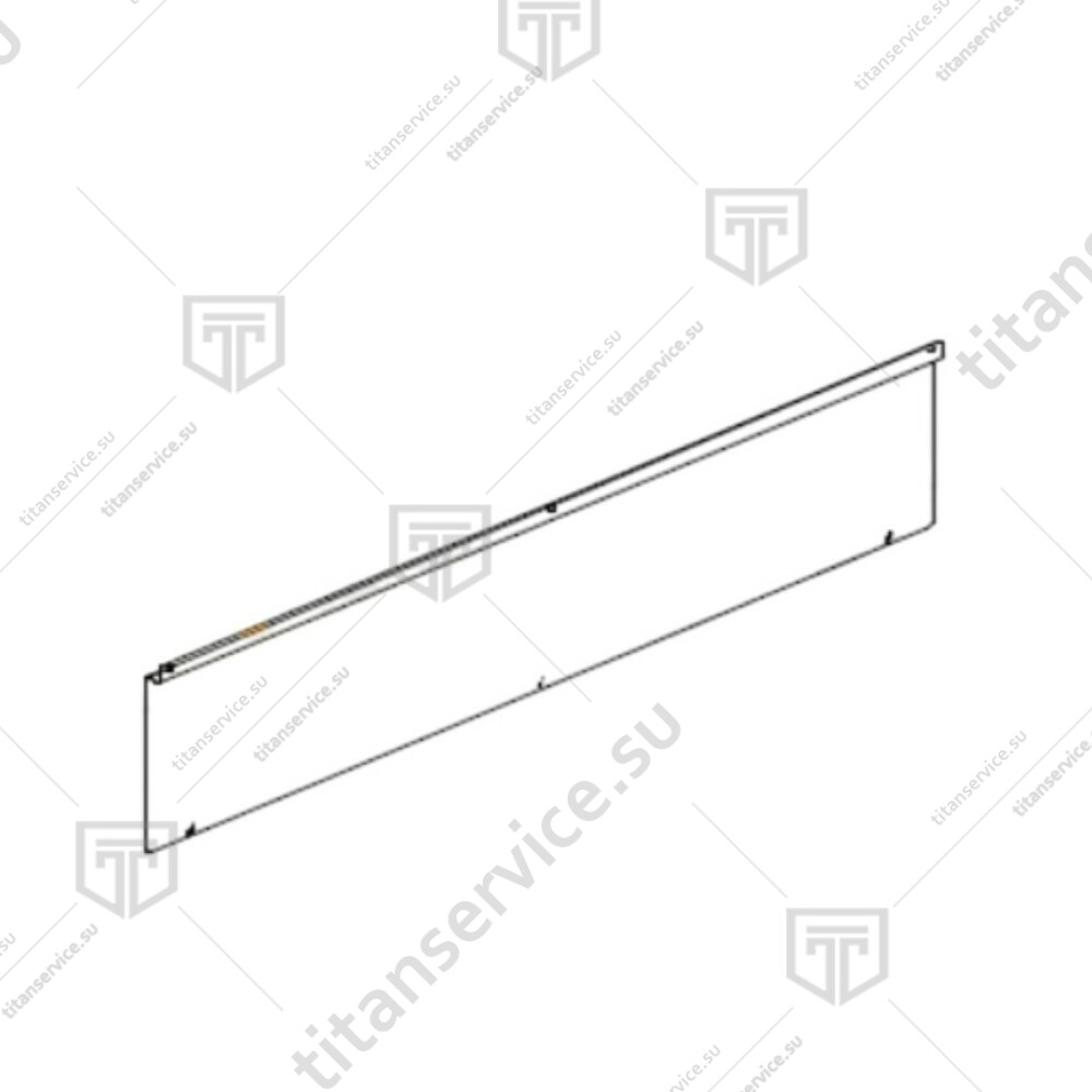 Задняя крышка панели управления пекарского шкафа Unox XB 1083 0H4450A0 - фото №1