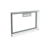 Рамка магнитная 394х315мм для стола холодильного Hicold BR2/BR3 800427