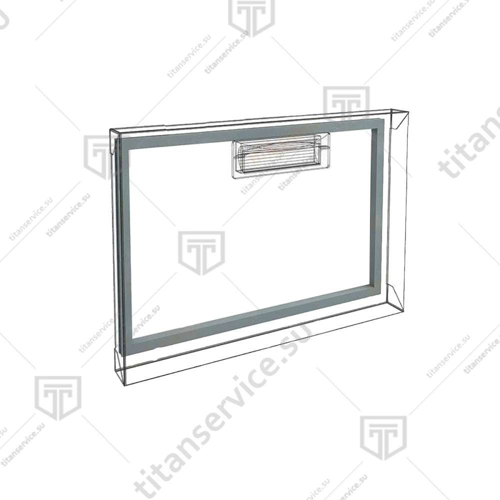 Рамка магнитная 394х315мм для стола холодильного Hicold BR2/BR3 800427 - фото №1