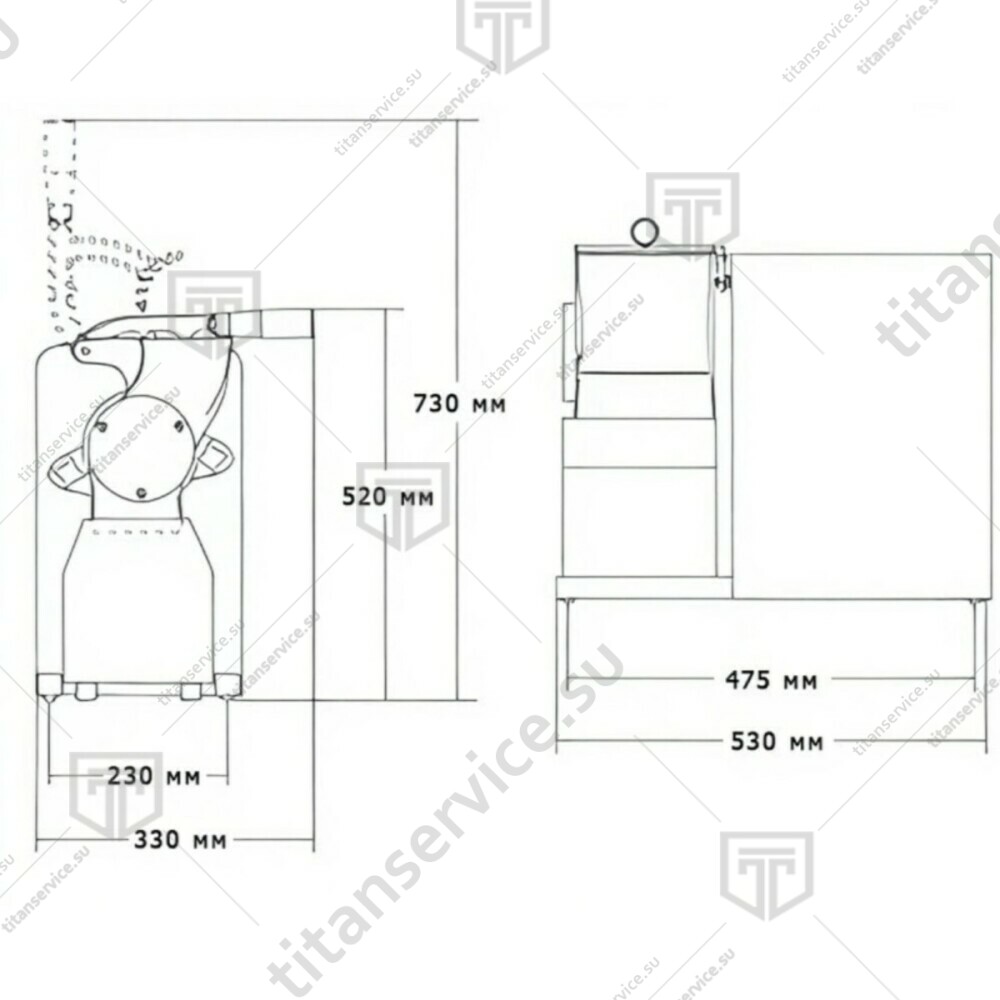 Измельчитель сыра SIRMAN GFX HP2 1Ф. - фото №4