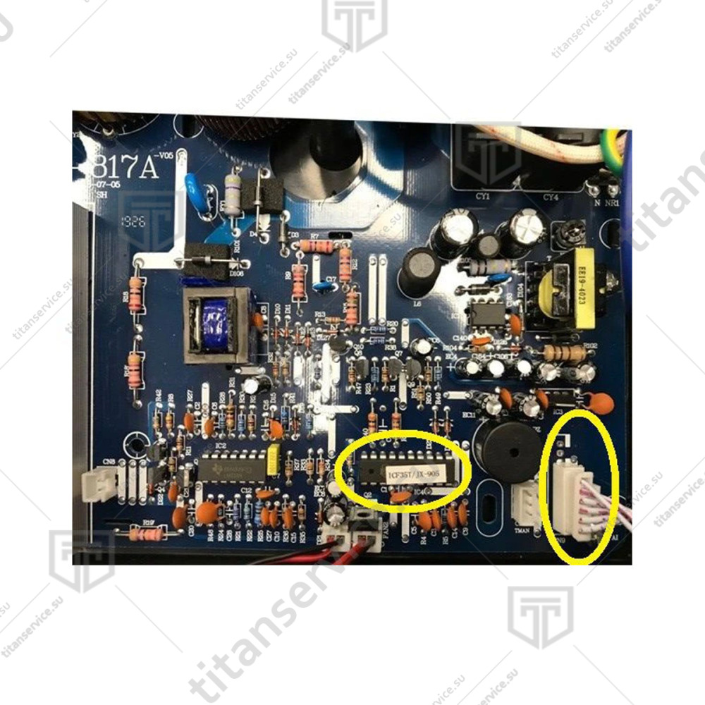 Плата генератора индукционной плиты 3.5кВт Hurakan HKN-ICF35T A817 - фото №1