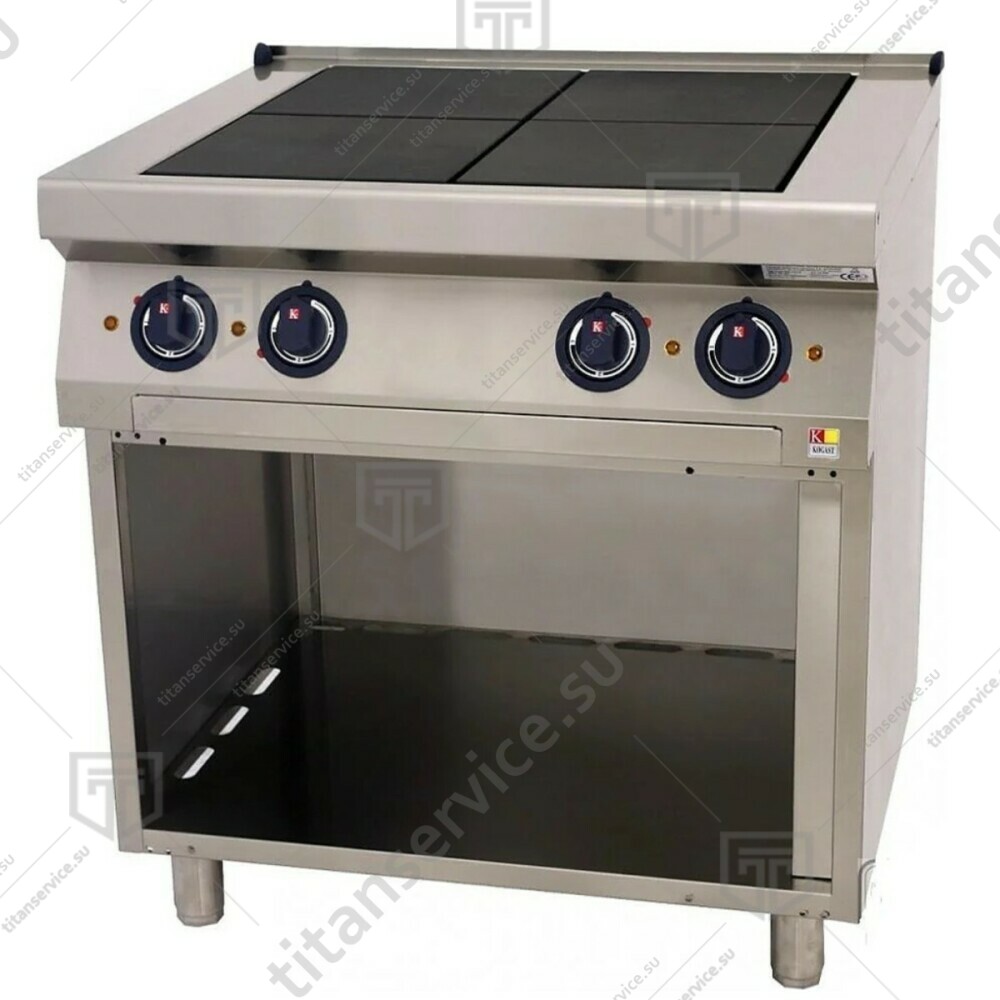 Плита 4 конфорочная 900 серии KOGAST ES-T49/P-56482 - фото №1