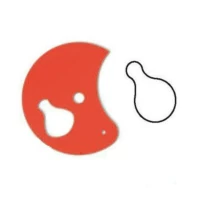 Форма насадки ножка цыпленка для мясорубки SIRMAN TC 22 FORMAT M F2039282C