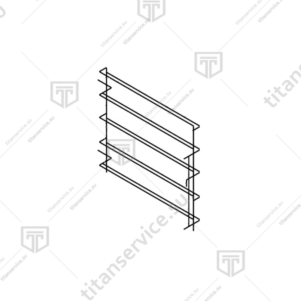 Направляющая правая для печи конвекционной Unox XV 401/500 GR022 - фото №1