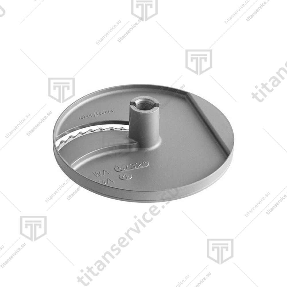 Диск нарезной для овощерезки 4мм Robot Coupe CL50 Gourmet 28177W MINERAL+ гофре - фото №2