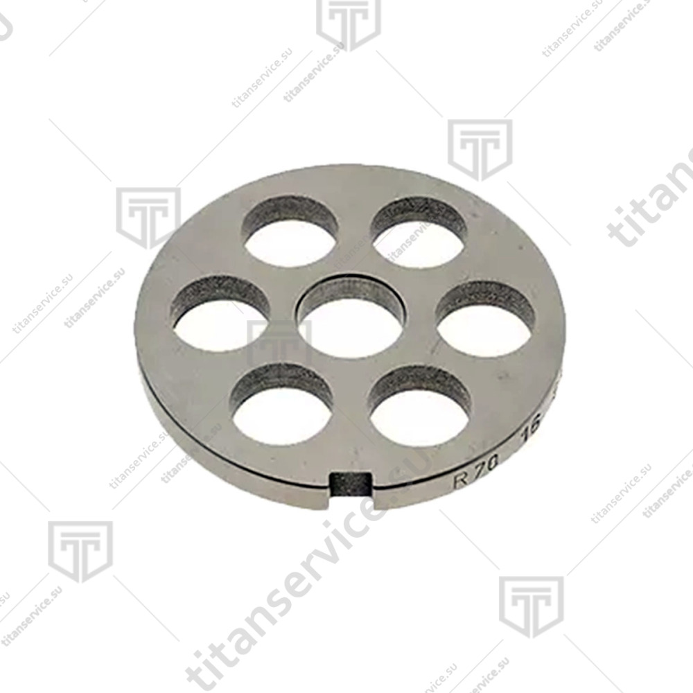 Решетка самозатачивающаяся для мясорубки 16мм Fama TS 12 FTS 127U F3146U - фото №1