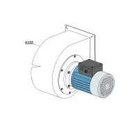 Мотовентилятор N552 HP0,75 230/400-60 для посудомоечной машины Dihr AX 210 3000313