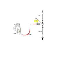 Клапан 1/8G EPDM для посудомоечной машины Kromo HOOD 800 15122