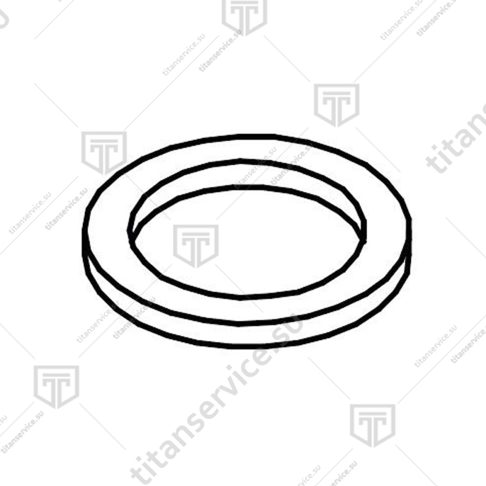 Прокладка PTFE 22х16х2мм для кофемашины Sanremo F18 10054430 - фото №1