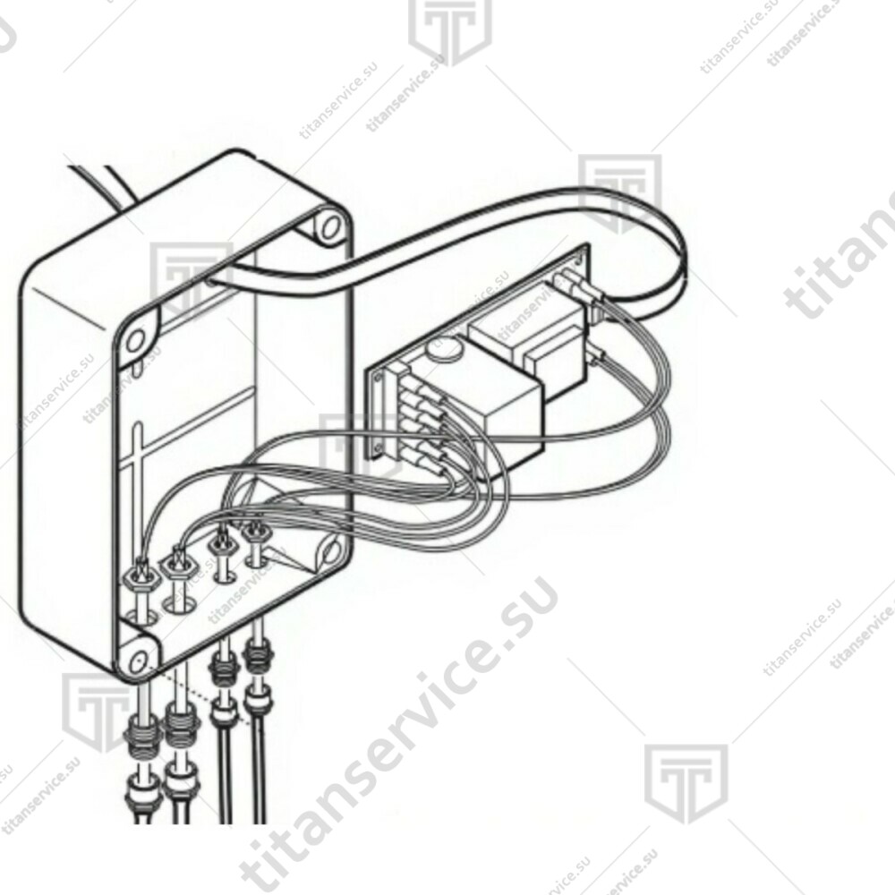 Плата силовая для колбасного шприца SIRMAN IDRA LF1013024 - фото №2
