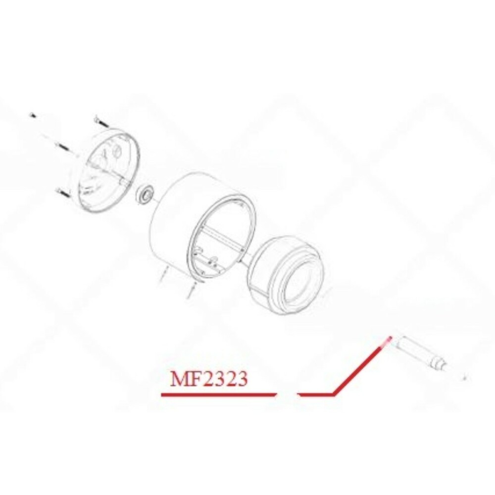 Вал электродвигателя для кофемолки SIRMAN MC MF2323