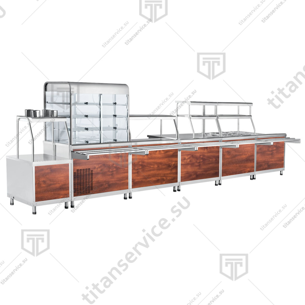 Прилавок горячих напитков Abat ПГН-70КМ-02 кашированный - фото №2