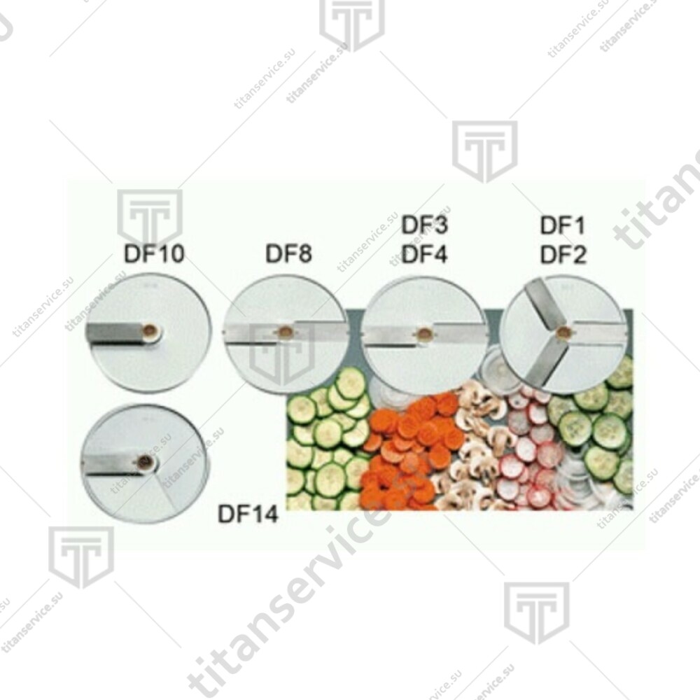 Диск нарезной для овощерезки SIRMAN DF10 10ММ - фото №2