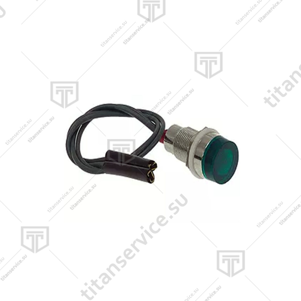 Лампочка зеленая 12мм для бликсера Robot Coupe Blixer 3 500323 - фото №1