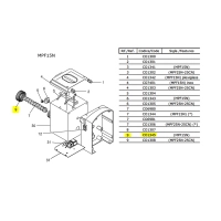 Гайка зажимная машины для пасты Fimar MPF 1,5 CO1345