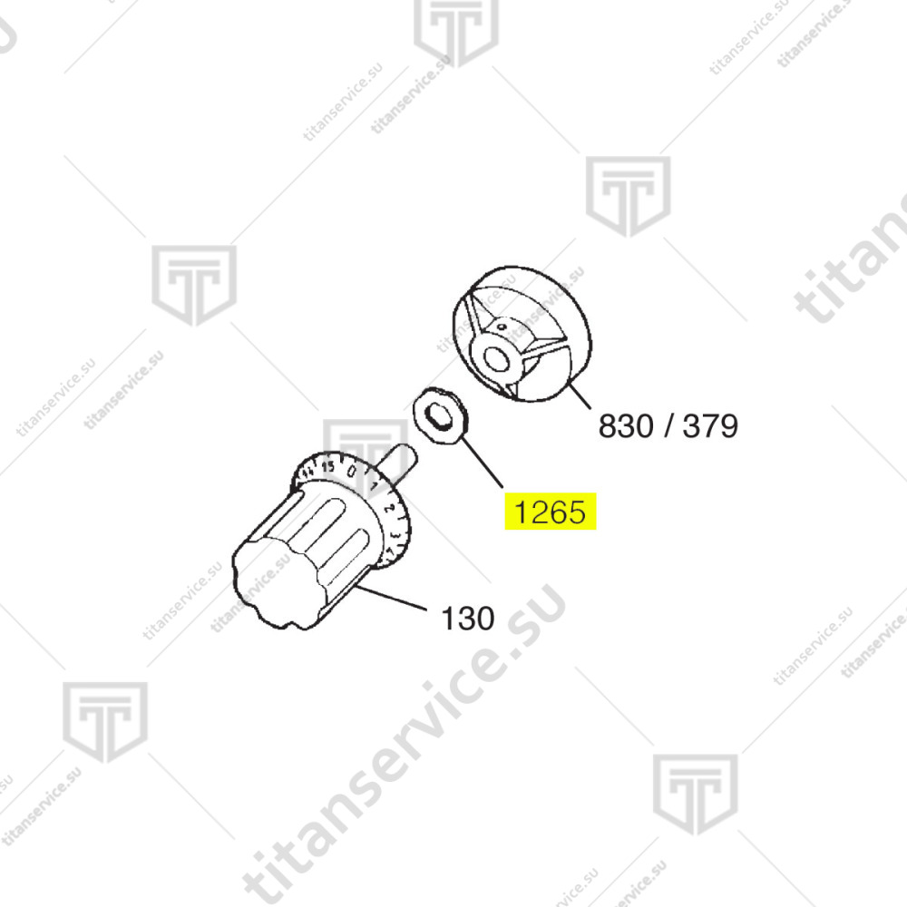 Кольцо для слайсера Beckers ES 220/250 1265 - фото №1