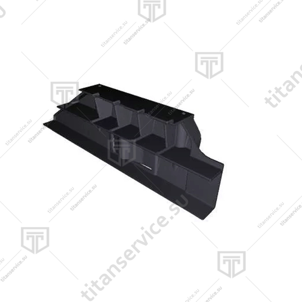 Направляющая бачка правого DET&RINSE для пароконвектомата Unox XEVC KVM1119A - фото №1