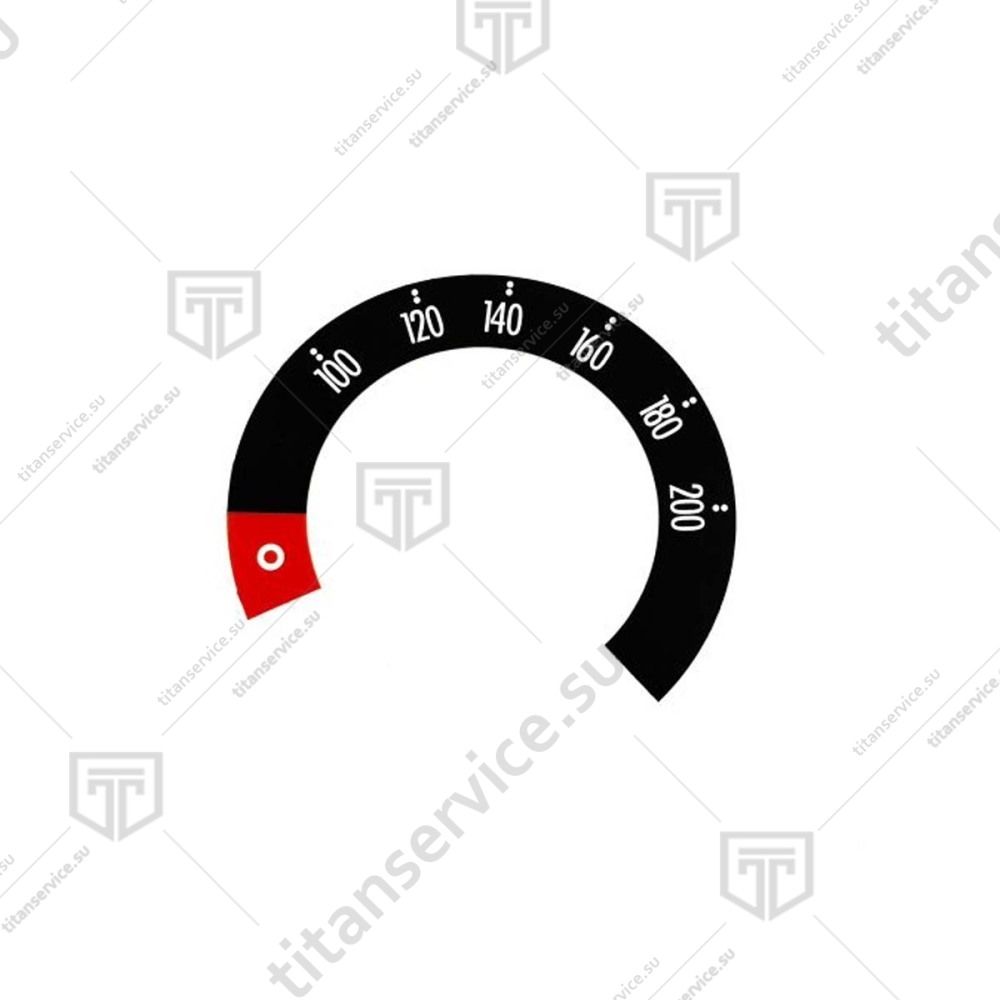 Накладка ручки переключателя для фритюрницы Apach Cook Line APFE-77P 169926 - фото №1