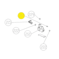 Штифт горелки форсунка передний для пароконвектомата Unox XVC 315/515/715 G TF1045A0