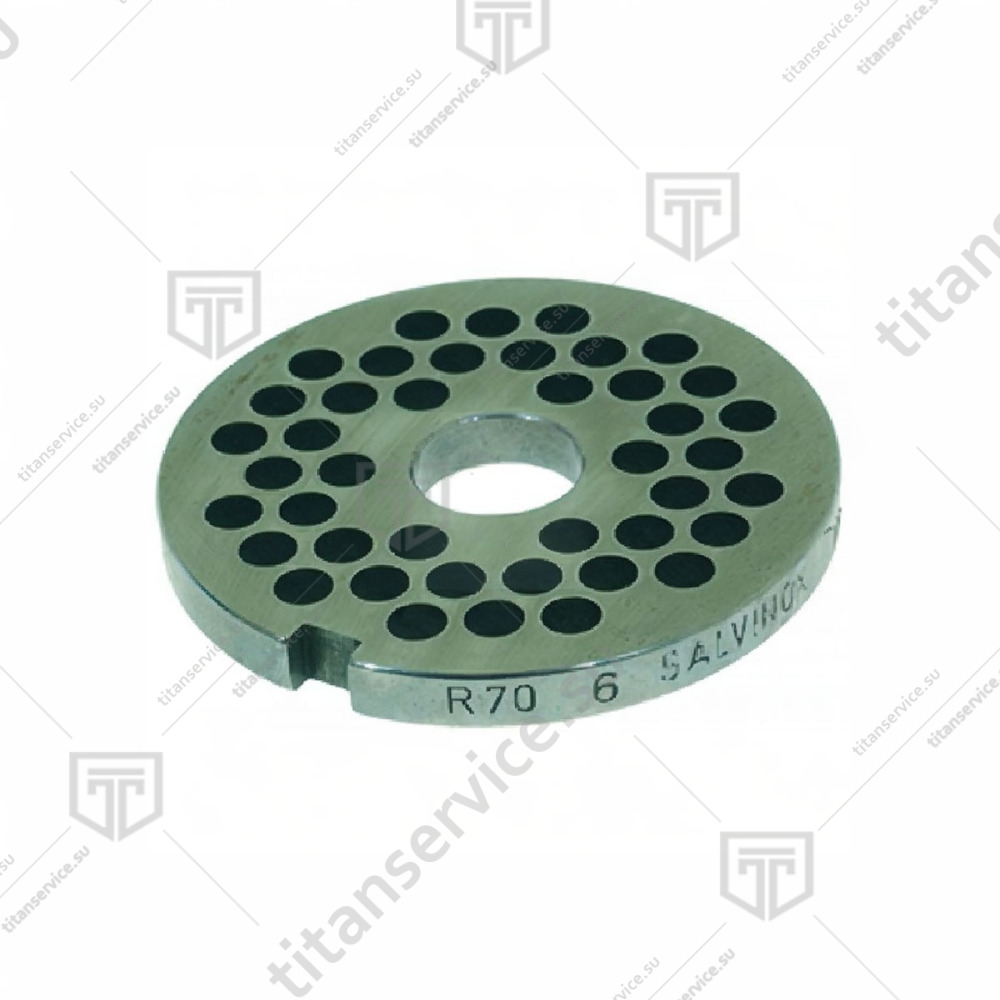 Решетка самозатачивающаяся для мясорубки 6мм Fama TS 12 FTS 127U F3136U оригинал - фото №1