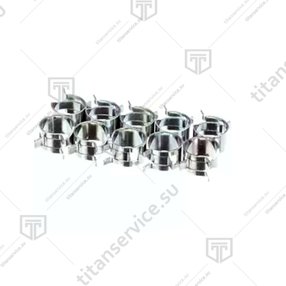 Комплект зажимов Ø12 (10 штук) для пароконвектомата Unox XEVC KRC1018A - фото №2