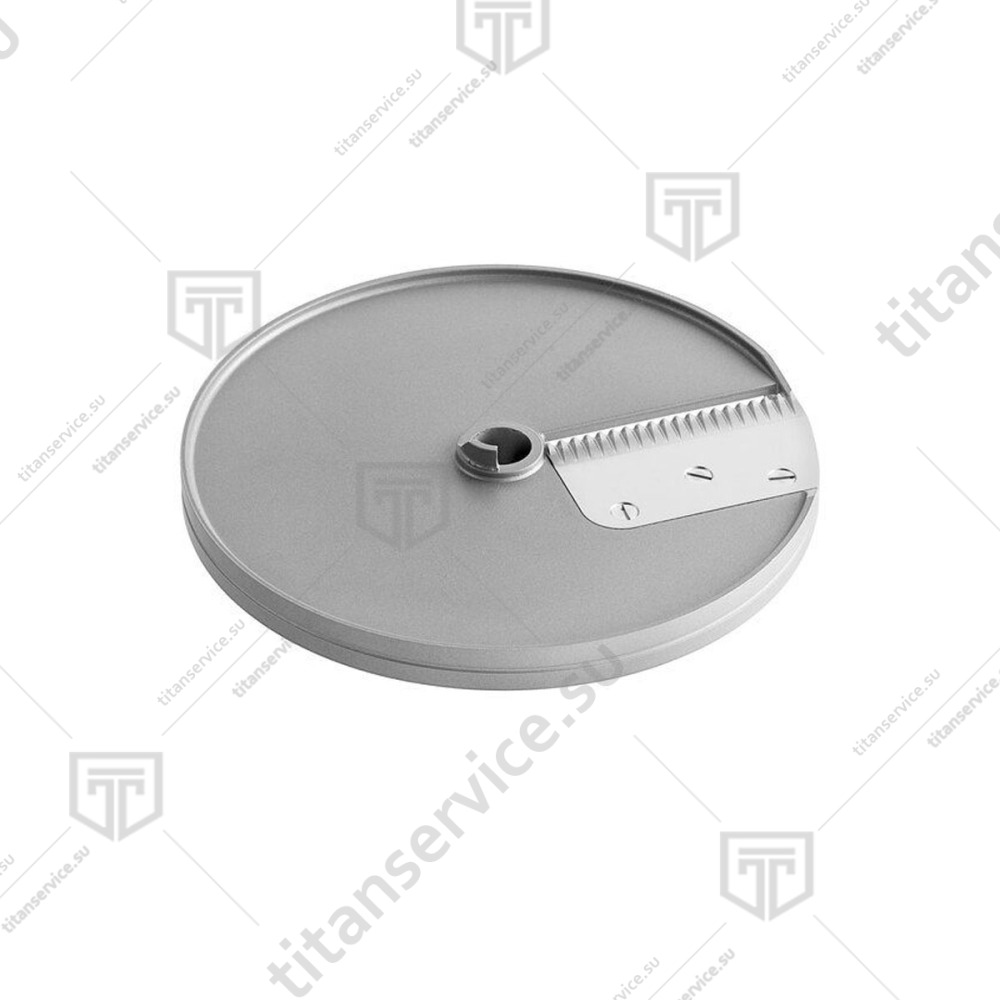 Диск нарезной для овощерезки 2мм Robot Coupe CL50 Gourmet 28198W MINERAL+ гофре - фото №1