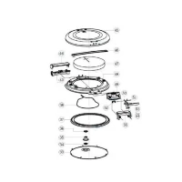 Крышка в сборе для рисоварки Hurakan HKN-SR180