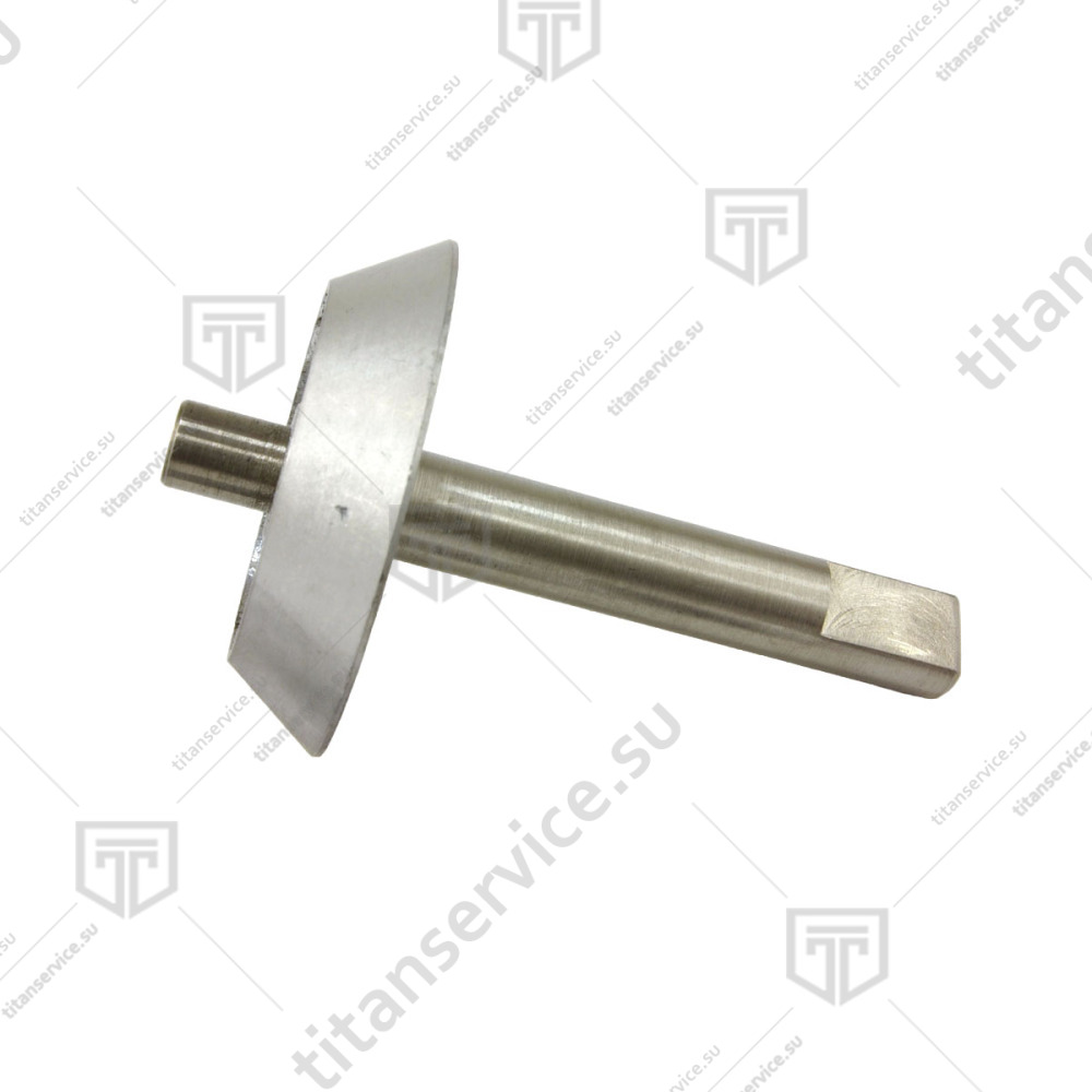 Шкив конический с валом в сборе 70х110мм для измельчителя льда Dihr GM3 60154 - фото №1