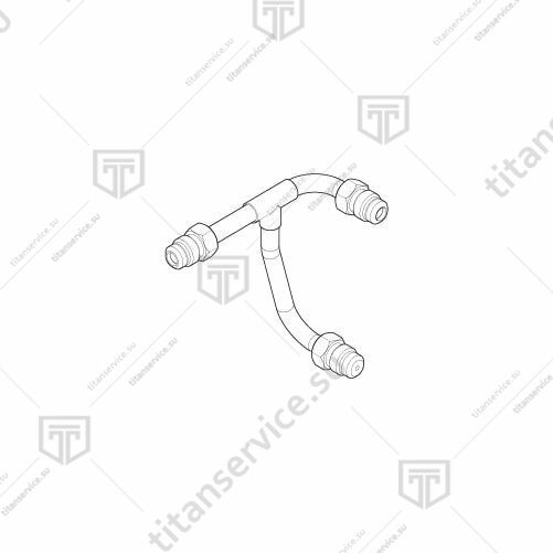 Трубка распределительная для кофемашины Sanremo Cafe Racer 10004628B - фото №2