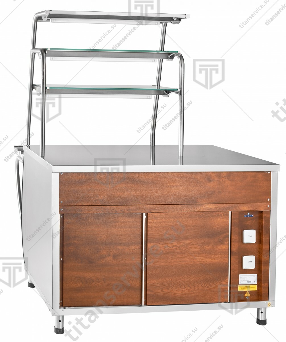 Прилавок для горячих напитков ПГН-70Т кашир. - фото №2