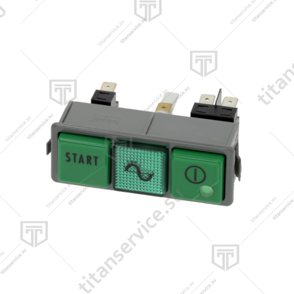 Переключатель с 2 кнопками и 1 лампой для посудомоечной машины Dihr G 600 15888 - фото №1