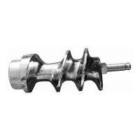 Шнек в сборе для мясорубки Gastromix MG-12B-4+5