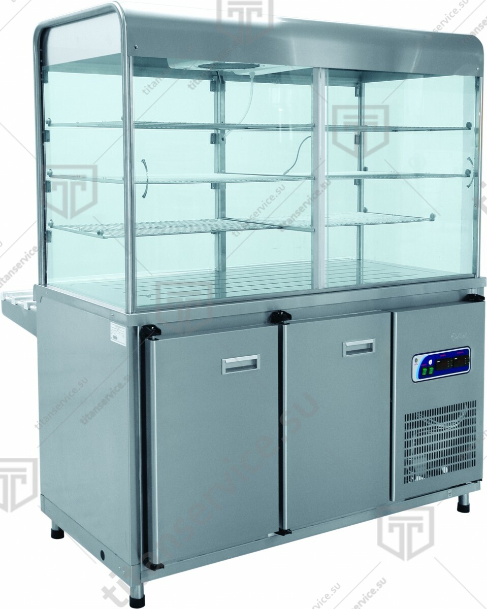 Прилавок-витрина холодильный ПВВ(Н)-70КМ-С-01-ОК - фото №1